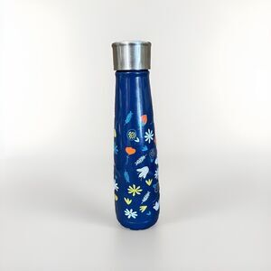 S'well Bottle 15oz Blue With Floral Pattern